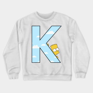 Simpsons letter Crewneck Sweatshirt